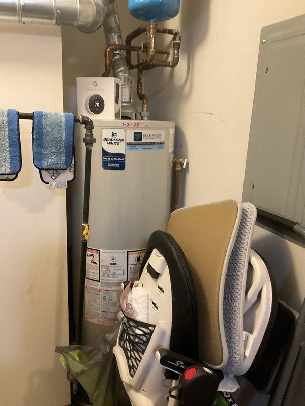 Completed comprehensive BFMA furnace tune-up on gas heating system at unit 401. Performed full combustion analysis, inspected burner assembly with active flame operation, verified proper ignition sequence, and cleaned all accessible components. All safety controls tested and confirmed operational, system operating within manufacturer specifications.