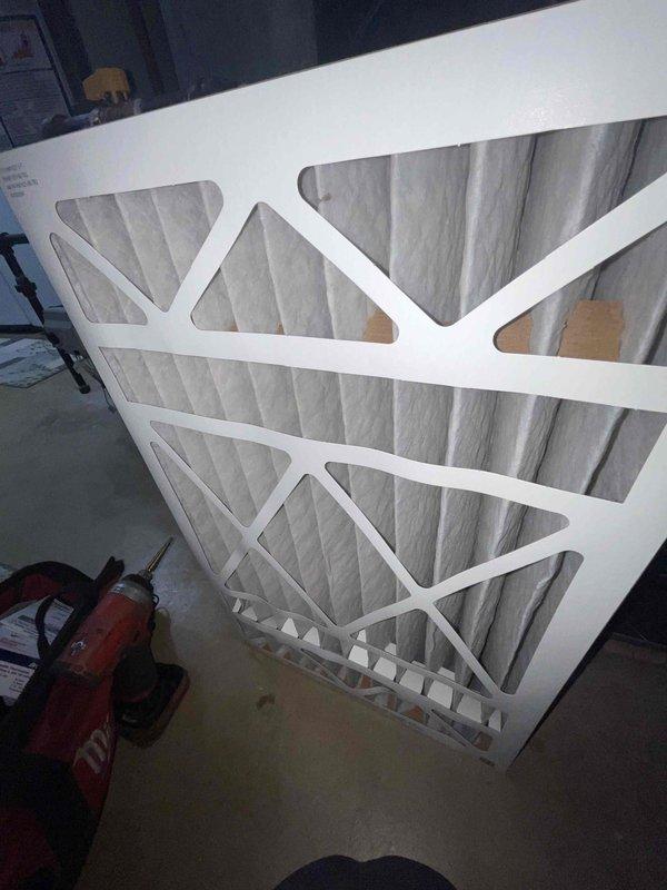 Performed a complete furnace tune-up and safety inspection on a 3-year-old unit, including replacement of the air filter. At the customer's request, also replaced the thermostat using a truck stock unit and verified proper operation of the new control with the heating system.
