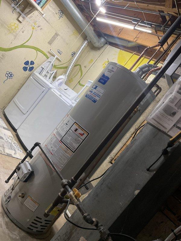 Performed a complete furnace tune-up and safety inspection on a 3-year-old unit, including replacement of the air filter. At the customer's request, also replaced the thermostat using a truck stock unit and verified proper operation of the new control with the heating system.