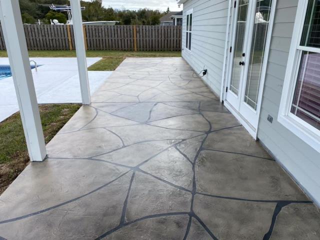 Cairo, GA - Transform your patio and pool deck for the new year! Combine systems for a uniquely beautiful look you will love for years! GRANIFLEX your deck to protect against extreme weather while creating a Grand Flagstone patio to enjoy the scenario all day long! Cairo, GA - Transform your patio and pool deck for the new year! Combine systems for a uniquely beautiful look you will love for years! GRANIFLEX your deck to protect against extreme weather while creating a Grand Flagstone patio to enjoy the scenario all day long!