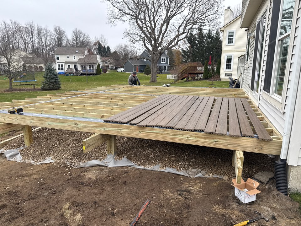 Day one on this Trex deck build in South Lyon MI. The DHC team has some exciting things coming!