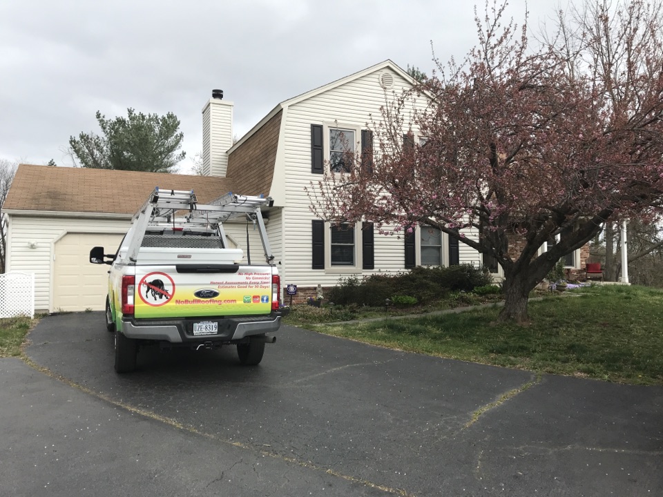 Chantilly, VA - Gave customer an estimate for a complete roof replacement using architectural shingles Chantilly, VA - Gave customer an estimate for a complete roof replacement using architectural shingles