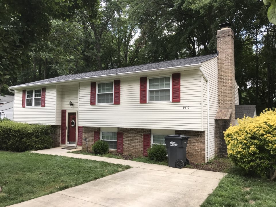 Vienna, VA - Just performed a final walk-through on a roof replacement using architectural shingles Vienna, VA - Just performed a final walk-through on a roof replacement using architectural shingles