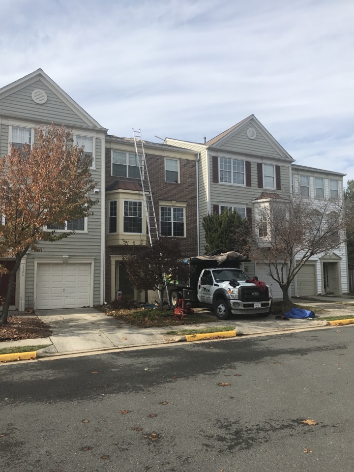 Herndon, VA - Townhouse roof replacement one of many services we offer Herndon, VA - Townhouse roof replacement one of many services we offer