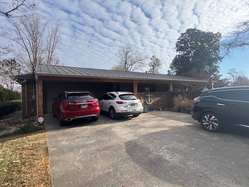 Standing seam roof install