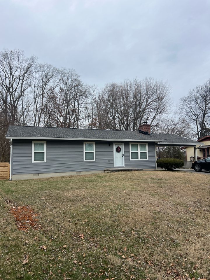 Shingle roof, siding, soffit fascia and gutter replacement 