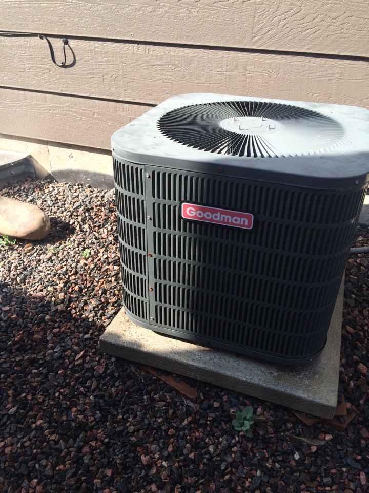 Changed capacitor on Goodman AC