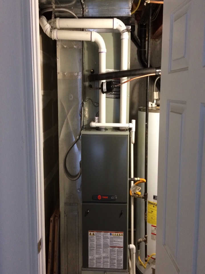 Installing a Trane furnace and air conditioner