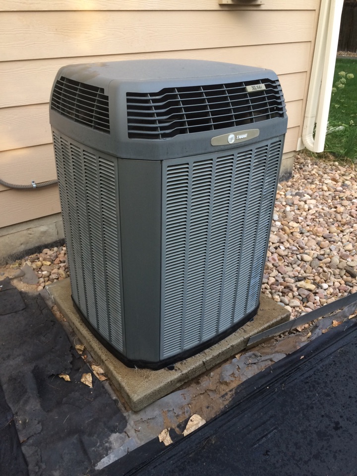 Tune up on Trane AC and rheem furnace