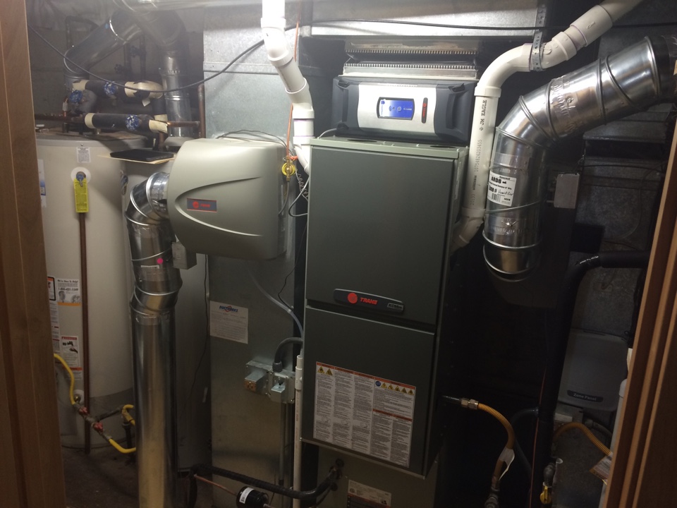 Biannual maintenance on two trane furnaces, and two Mitsubishi mini splits