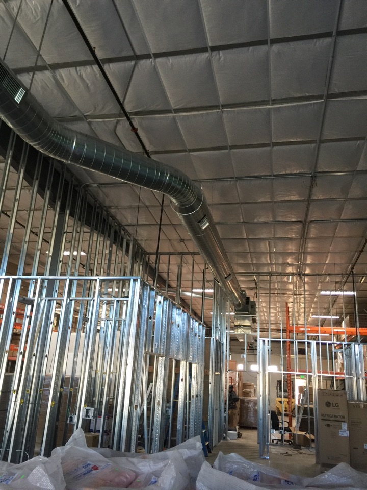 Commercial system installation.