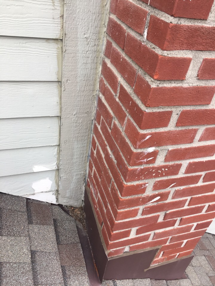 Carmel, IN - Brick chimney flashing inspection Carmel, IN - Brick chimney flashing inspection