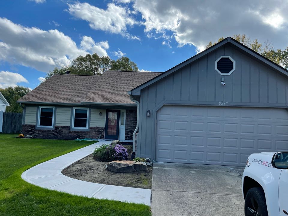 Indianapolis, IN - New roof and gutters completed Indianapolis, IN - New roof and gutters completed