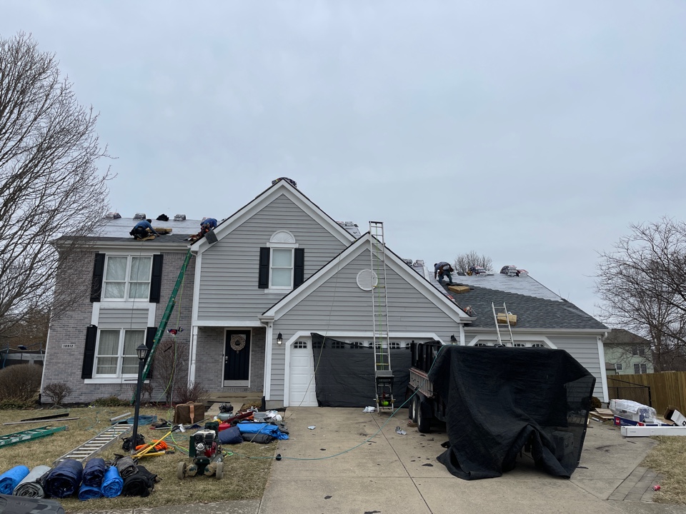 Indianapolis, IN - New roof being installed Indianapolis, IN - New roof being installed