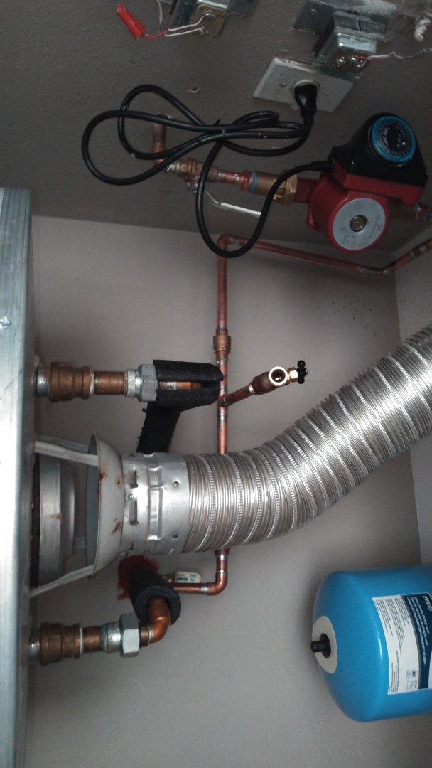 Replaced circ. Pump