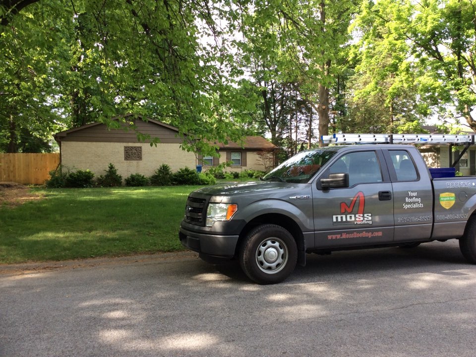 Indianapolis, IN - In west Indianapolis looking at new soffit and gutters Indianapolis, IN - In west Indianapolis looking at new soffit and gutters