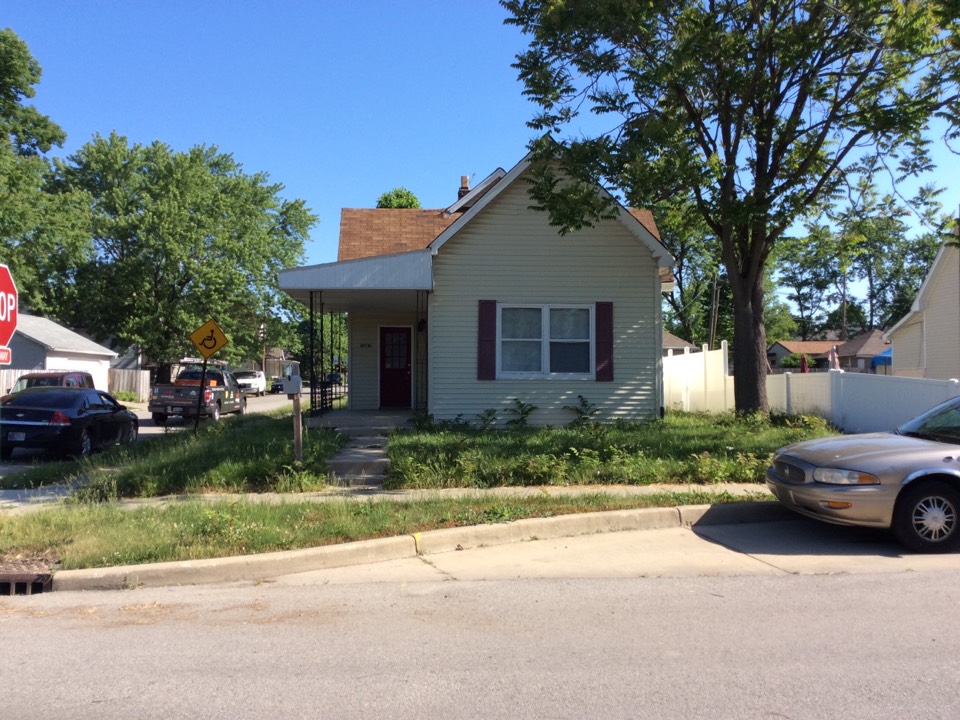 Indianapolis, IN - Here doing a measure up for a new Owens Corning shingle roof. Indianapolis, IN - Here doing a measure up for a new Owens Corning shingle roof.