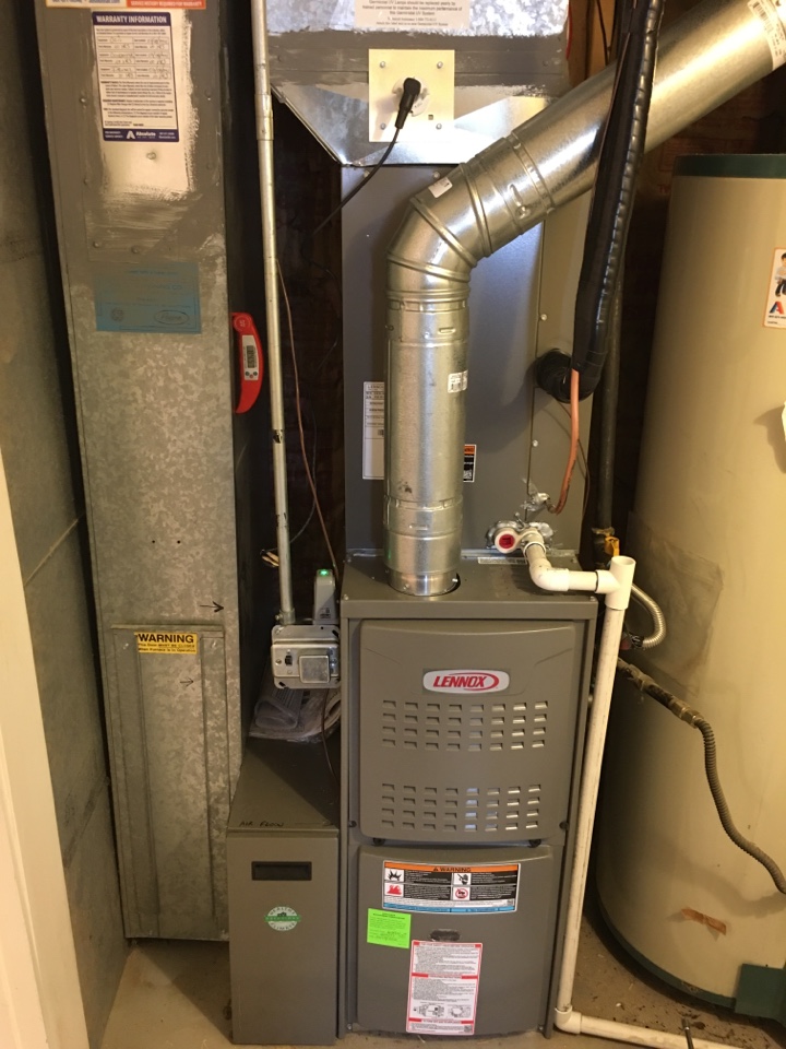 New Lennox furnace and air conditioner install 