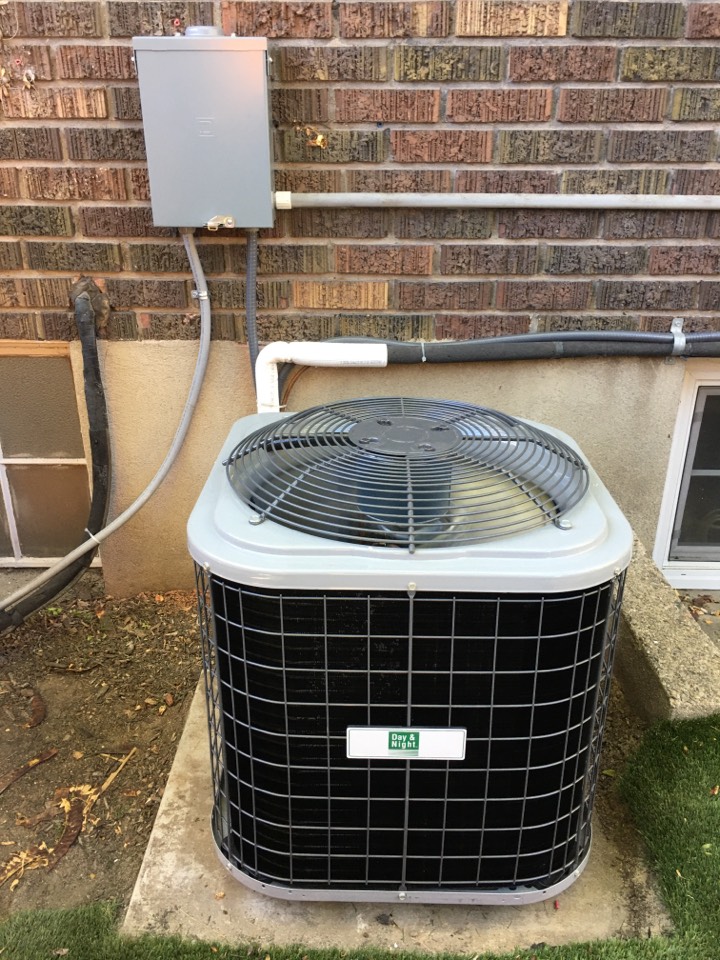 New Day and Night air conditioner and furnace install 