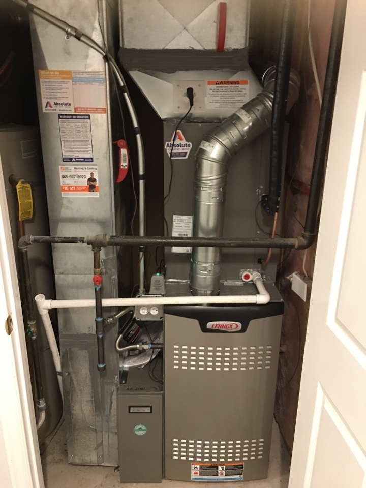 New Lennox furnace and air conditioner install 