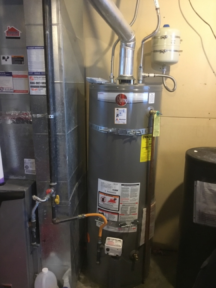 Leaking water heater replacement