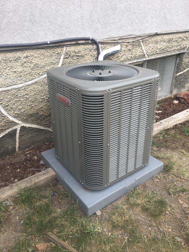 New Lennox air conditioner and furnace install 