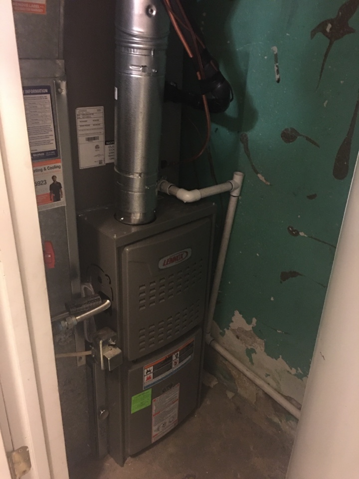 New Lennox furnace and air conditioner install 