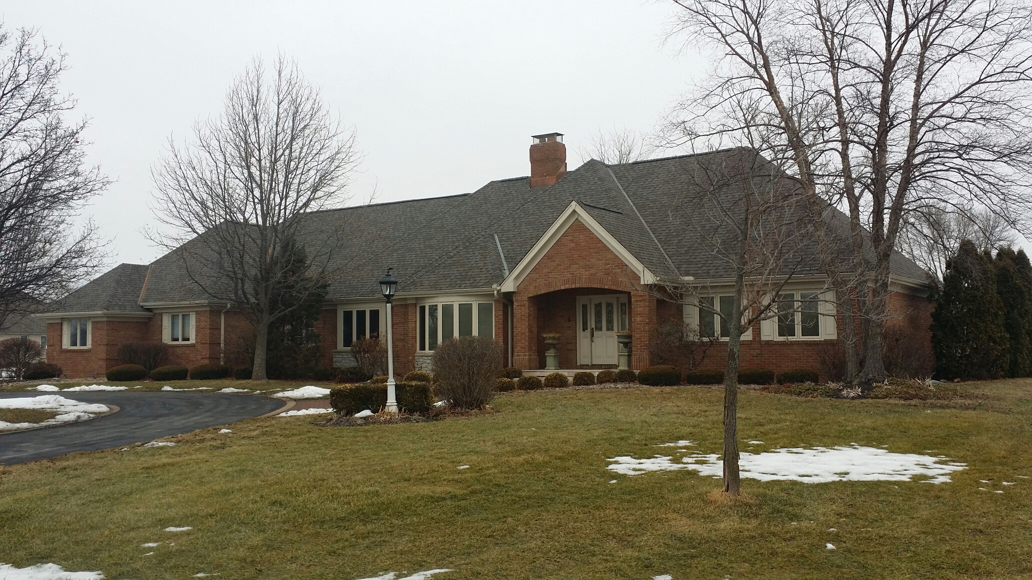 Highland, IN - Certainteed Landmark weatherdwood shingle with copper valleys and copper chimney flashing. Highland, IN - Certainteed Landmark weatherdwood shingle with copper valleys and copper chimney flashing.