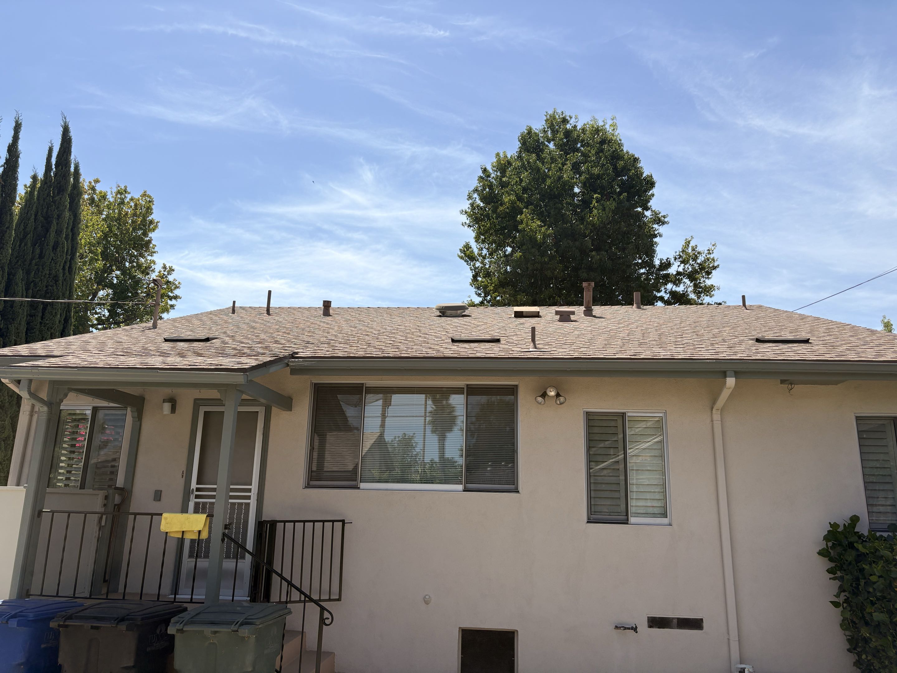 Water intrusion from roof into living space during winter time or rain time. Will come back fix. 