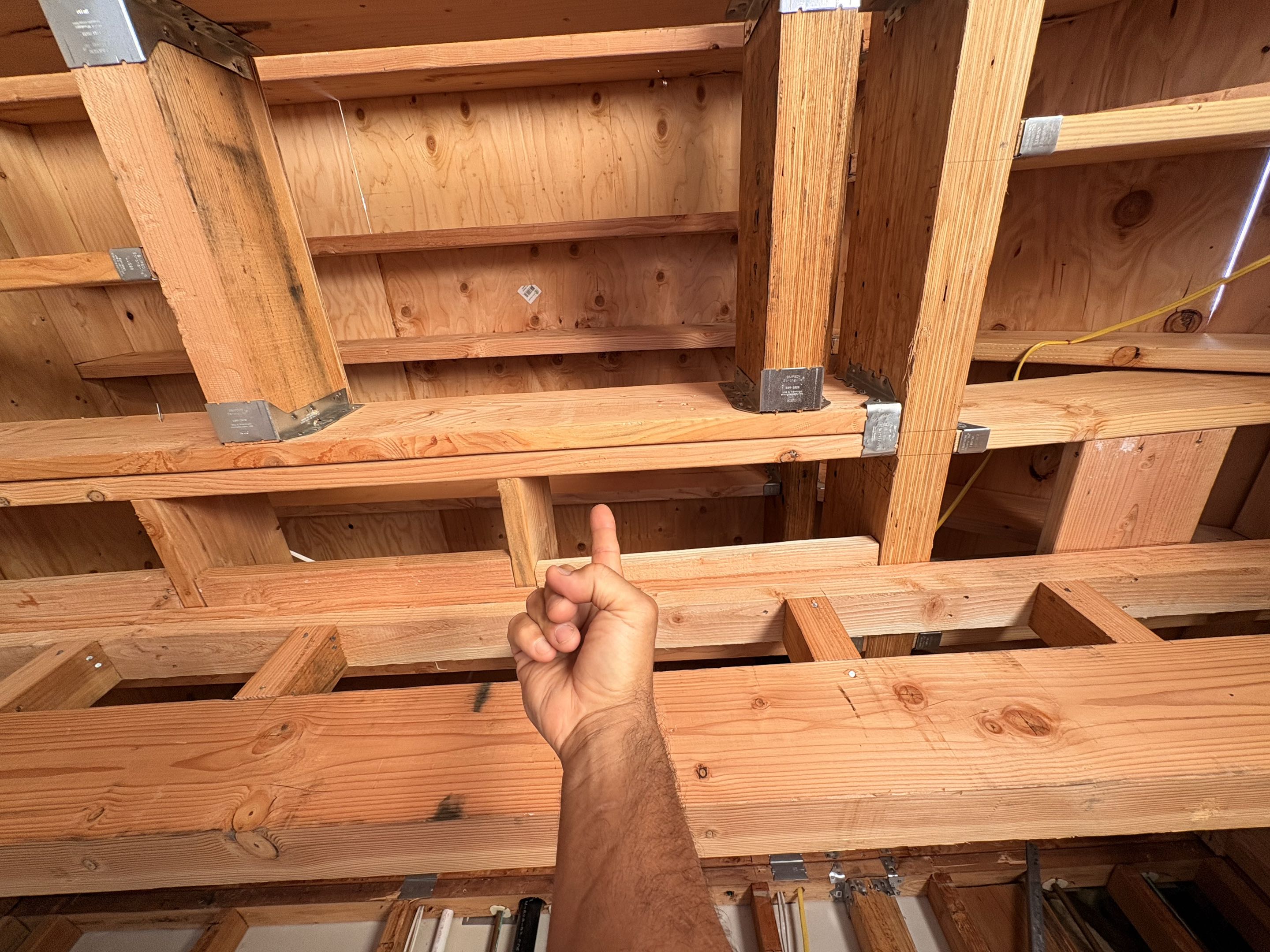New duct work. New house remodeling. 