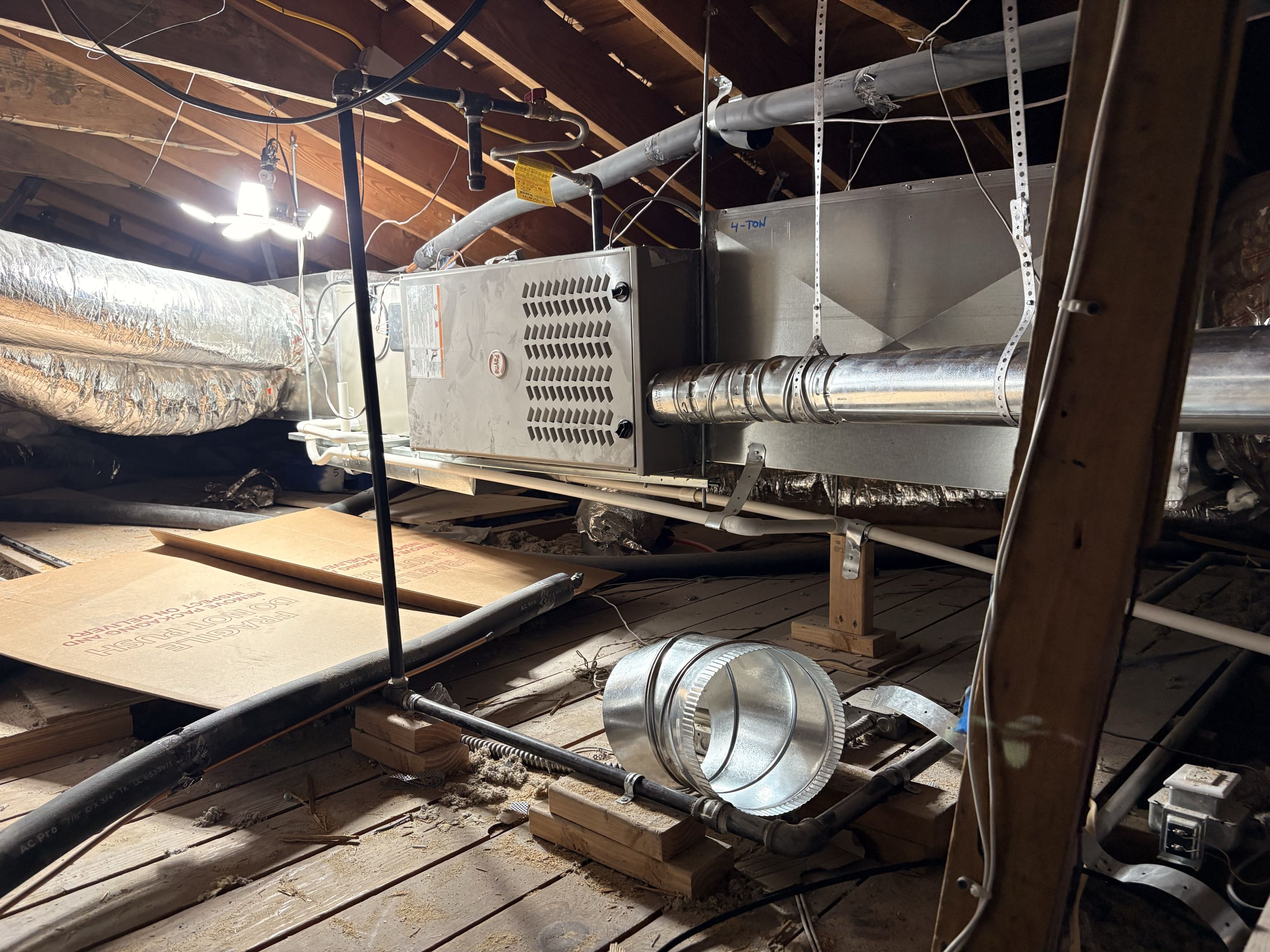 New construction home remodeling. Payne system installations. 