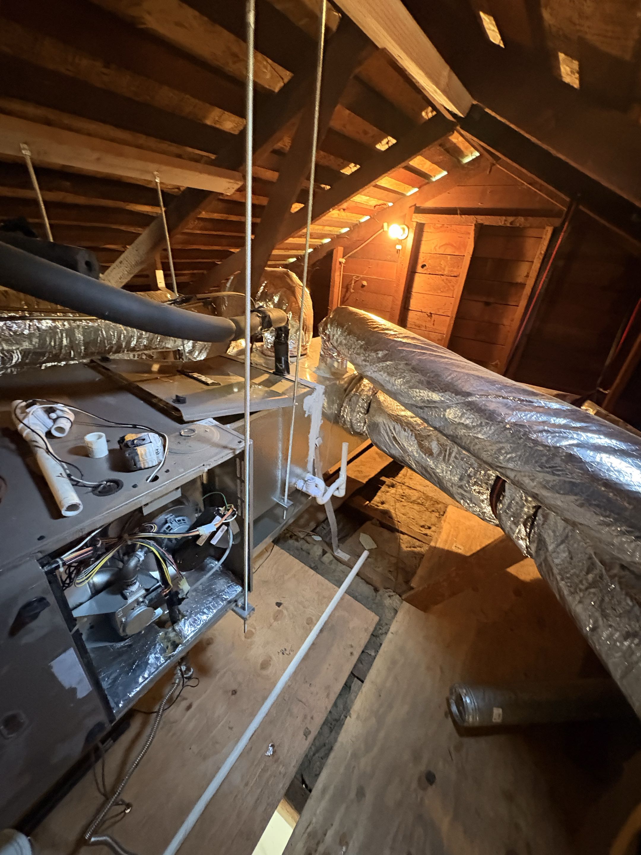 New remodeling upgrade existing HVAC, equipment and ducting. Lennox, York system. 