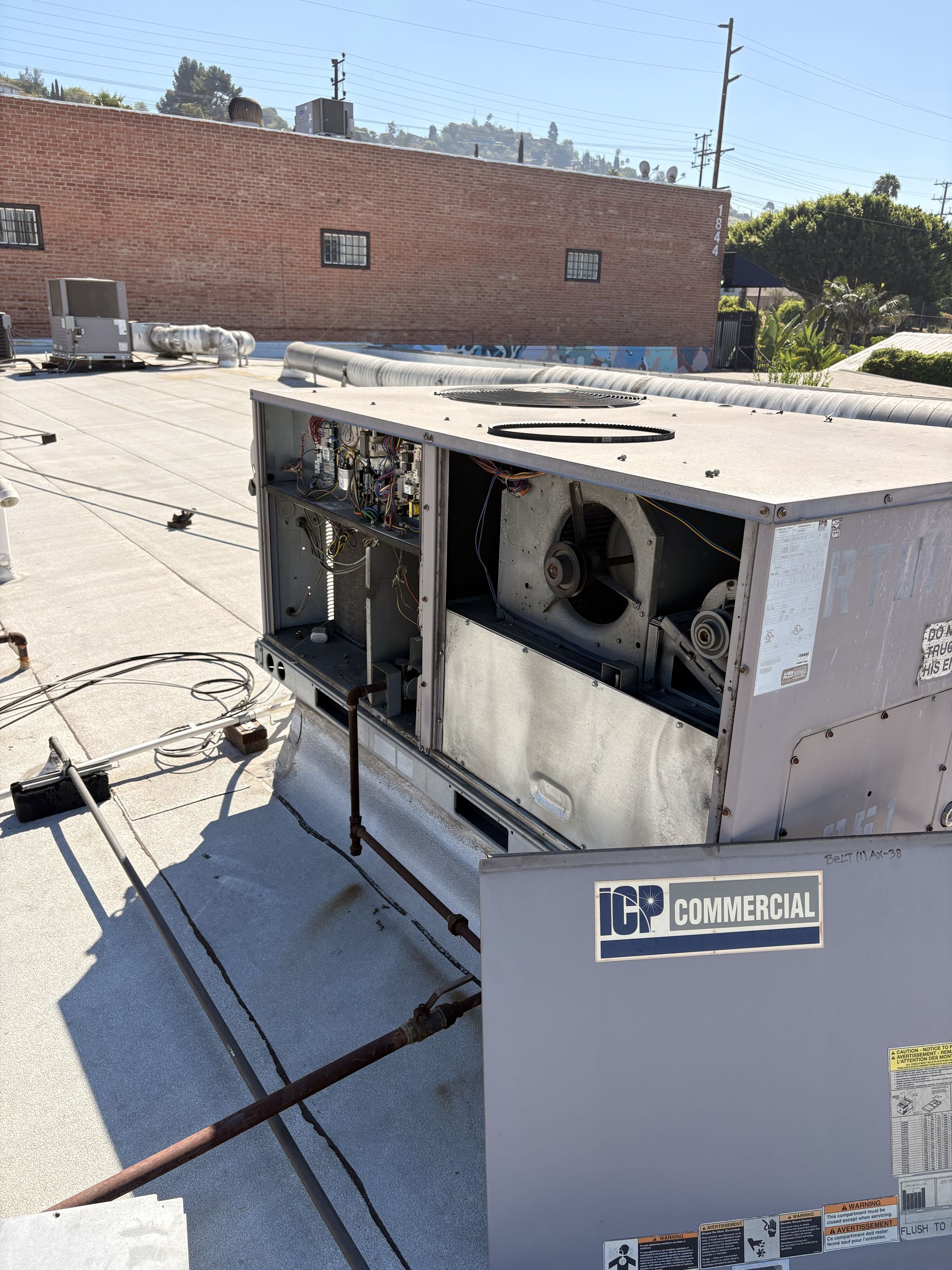 ICP commercial unit. Bad indoor blower motor. 