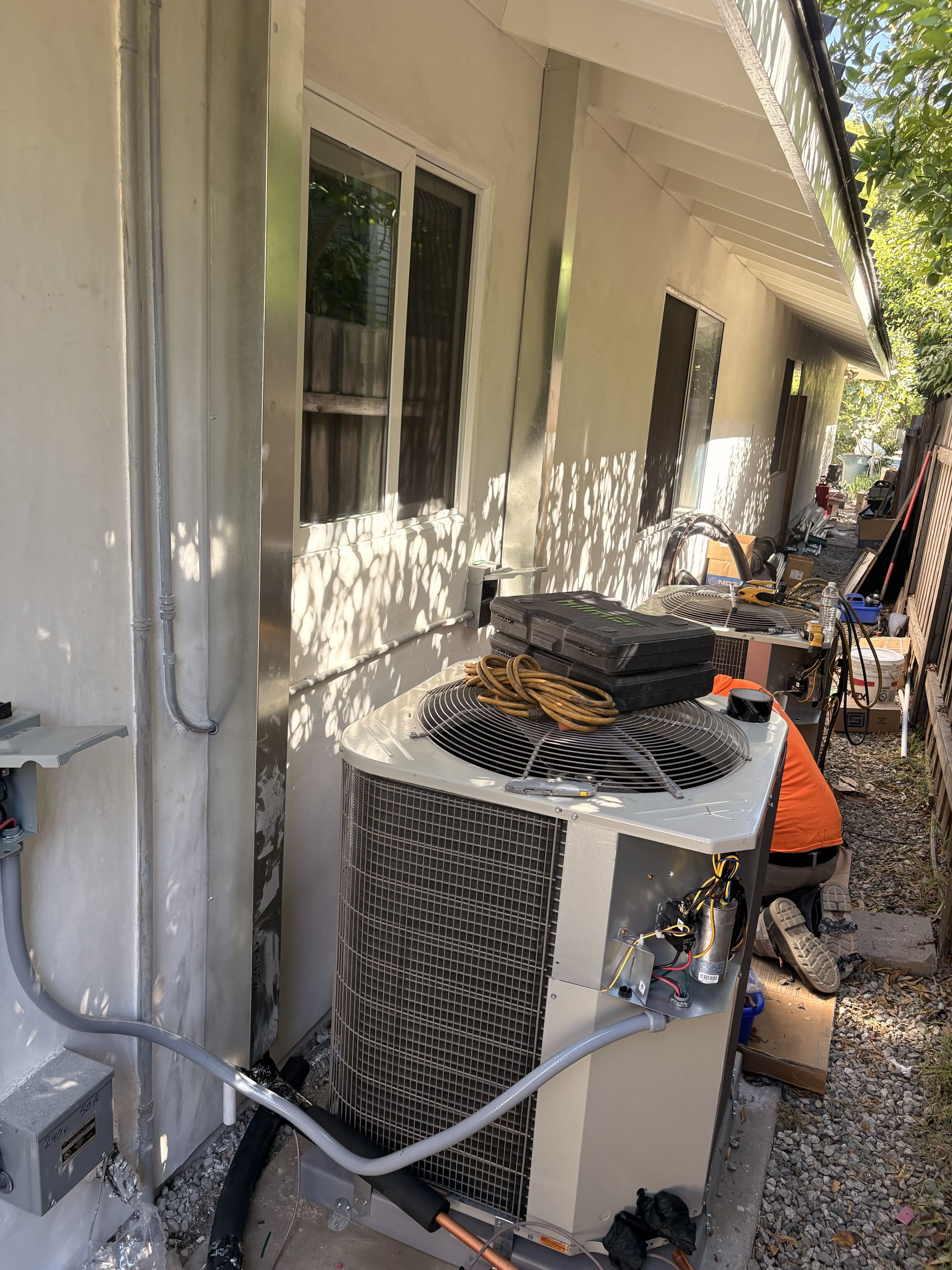 New Payne split system R454-B refrigerant and installations. 