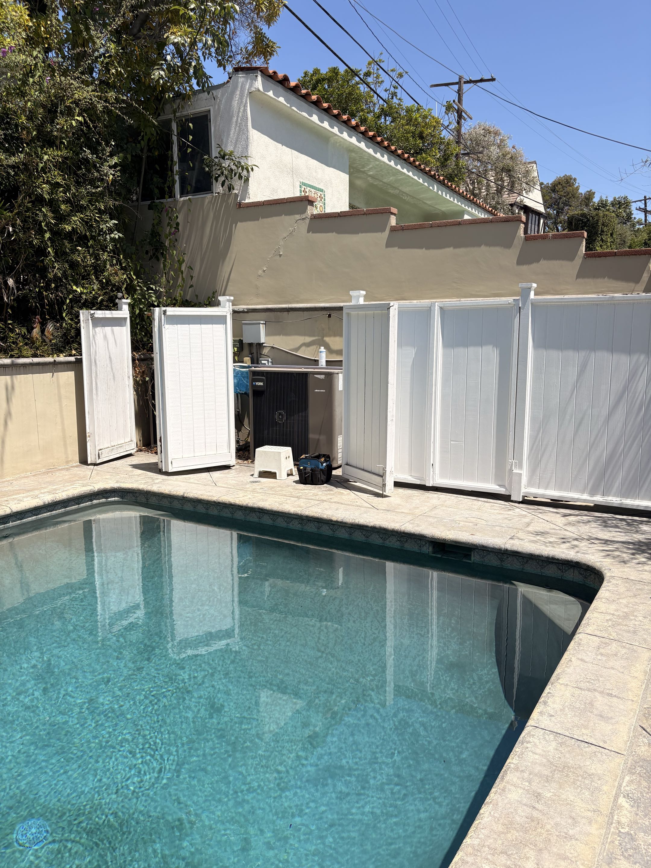 York slim line high efficiency systems. Lennox indoor units. 