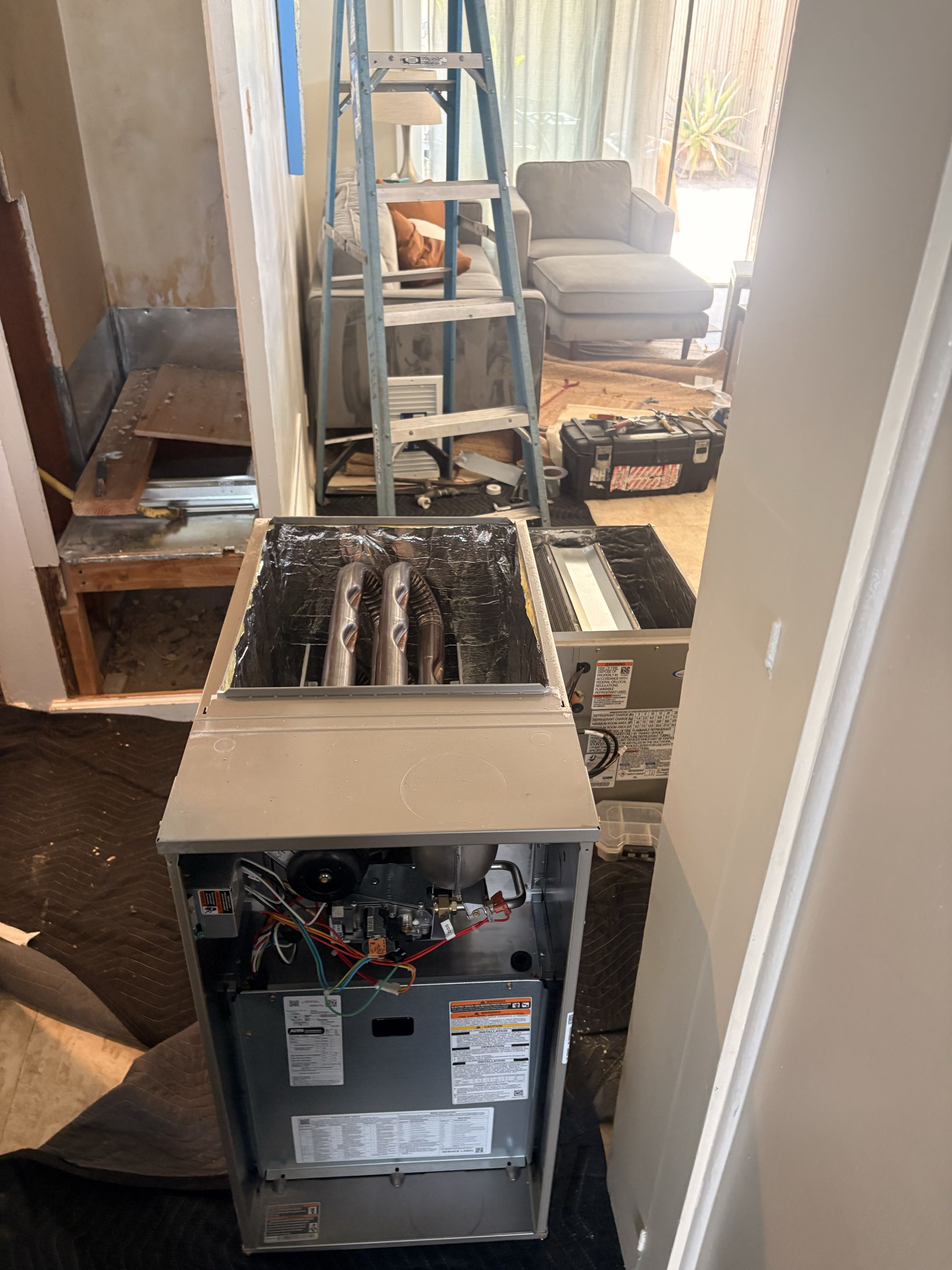New Payne HVAC system installation. 