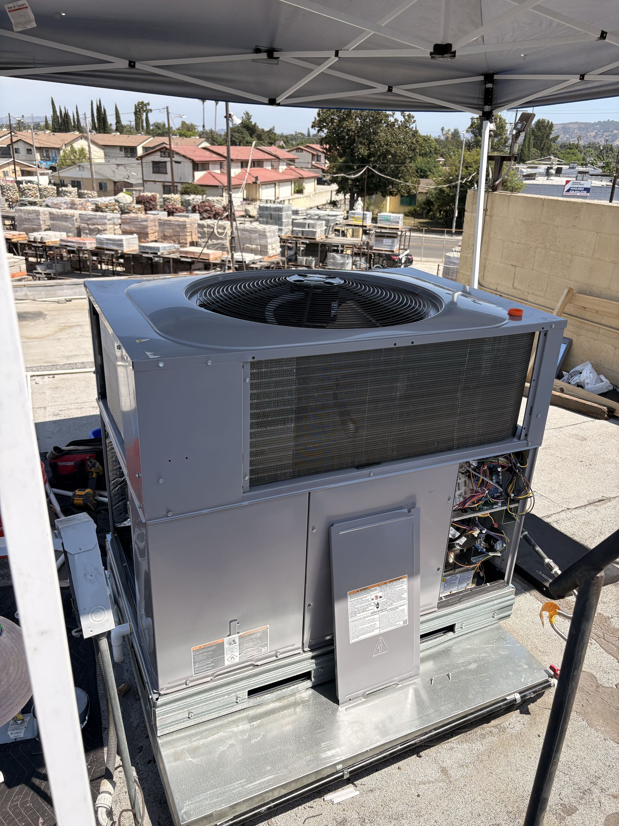 Payne package unit finished installation start up. 