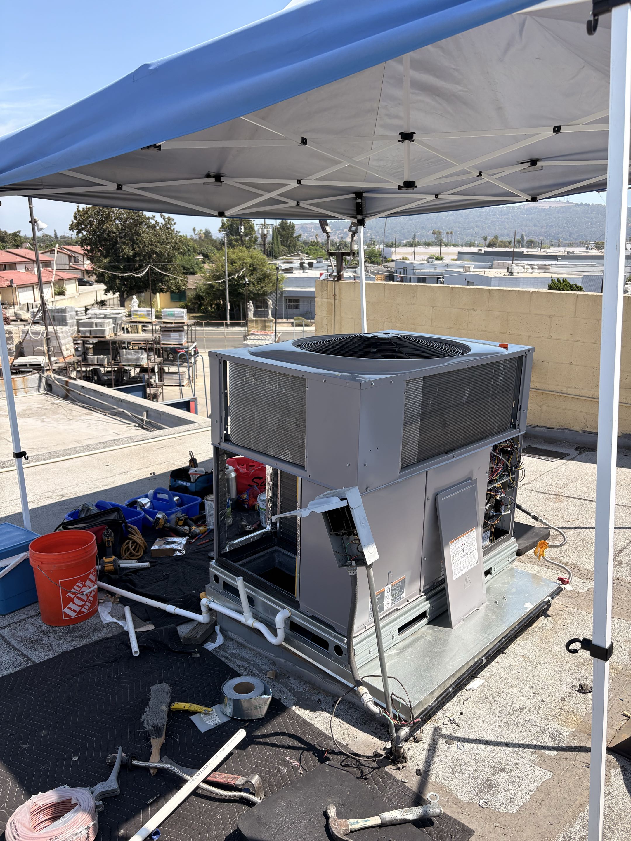 Payne package unit finished installation start up. 