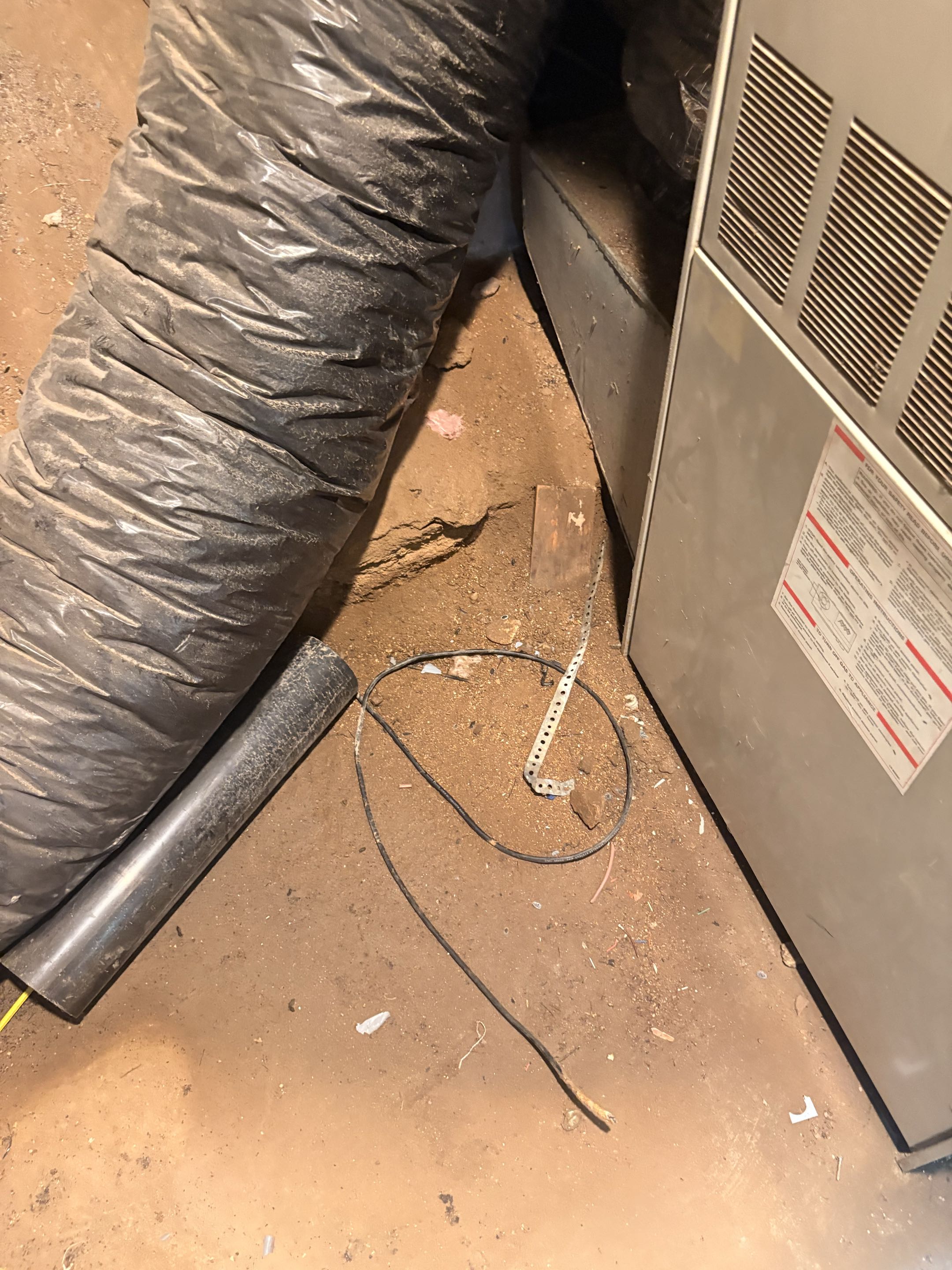 Water leak. Preventive maintenance. Lennox 1980’s equipment upflow lower level. 