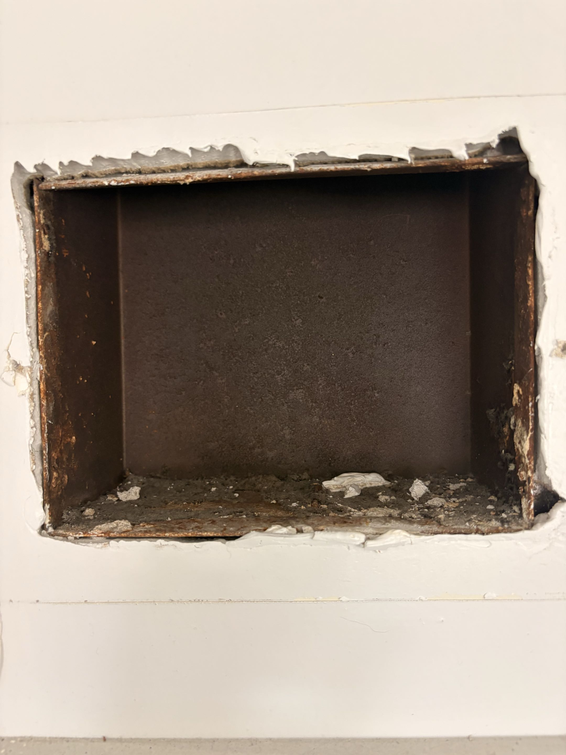 Cool air coming thru electrical outlet. Check components found open supply register not seal up properly. 