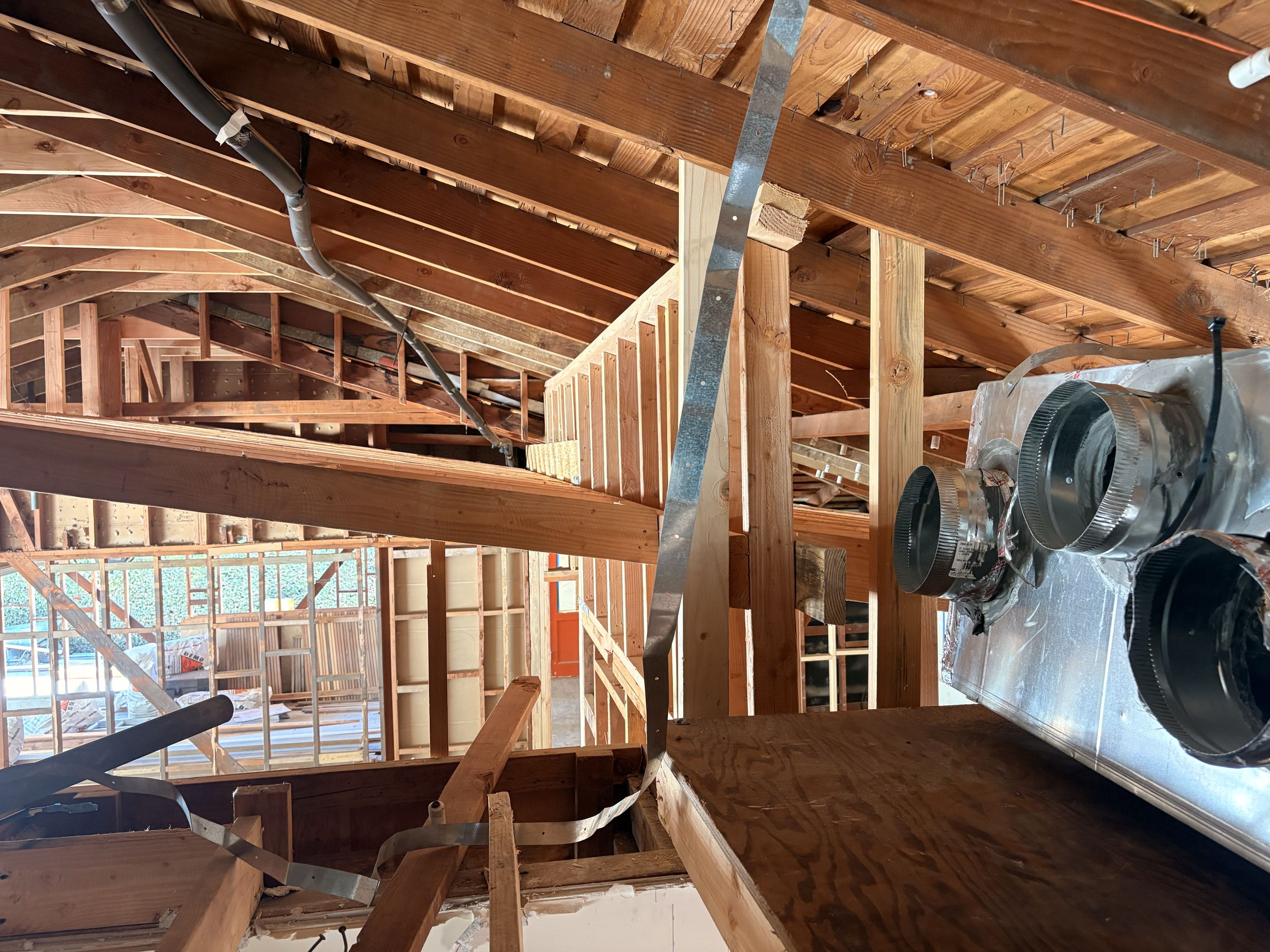 New remodeling house. Retrofit existing HVAC Lennox system. 