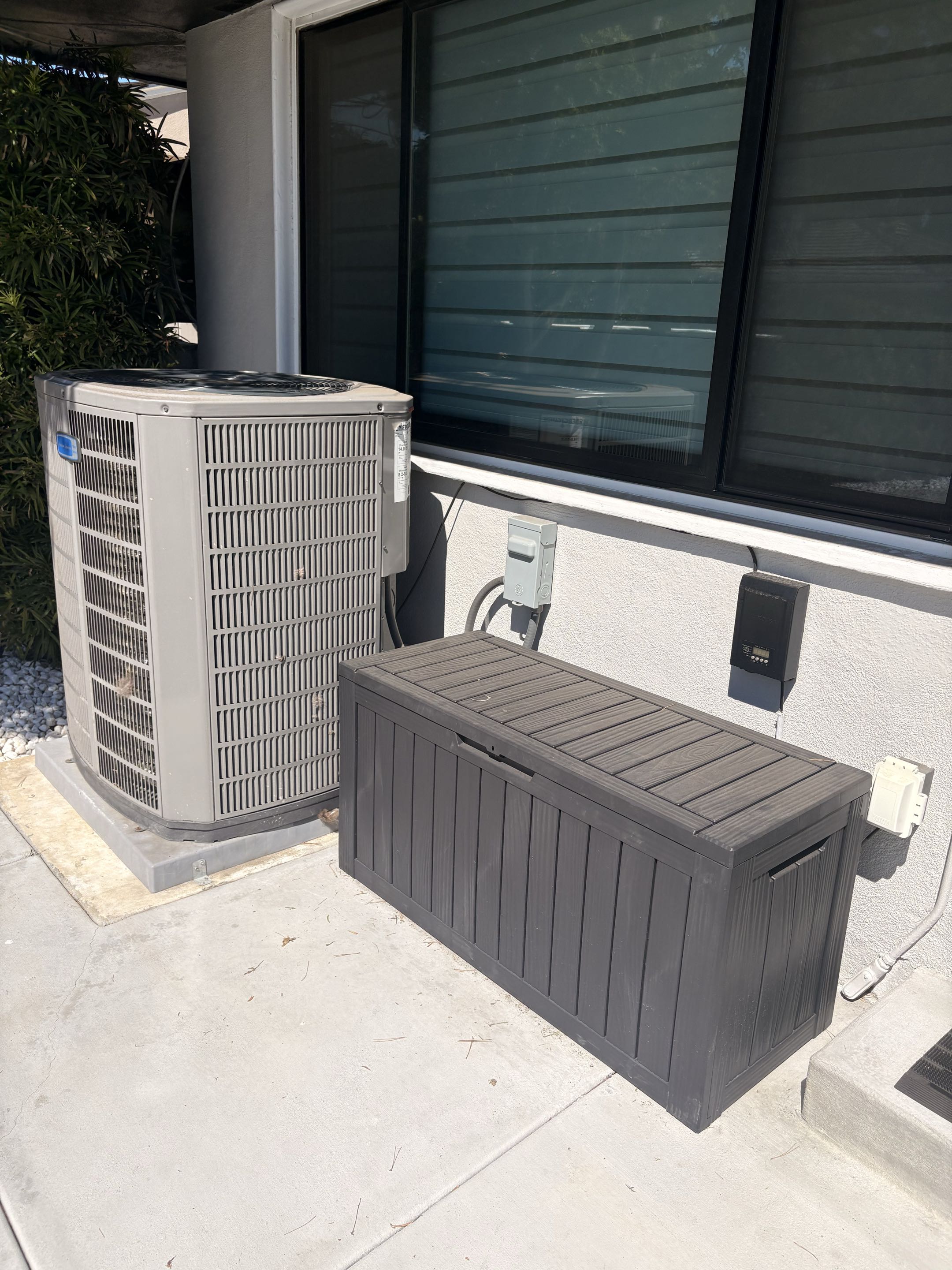 Service call condenser noise. American Standards. Perform check system R410-A refrigerant type. Zone controls. 