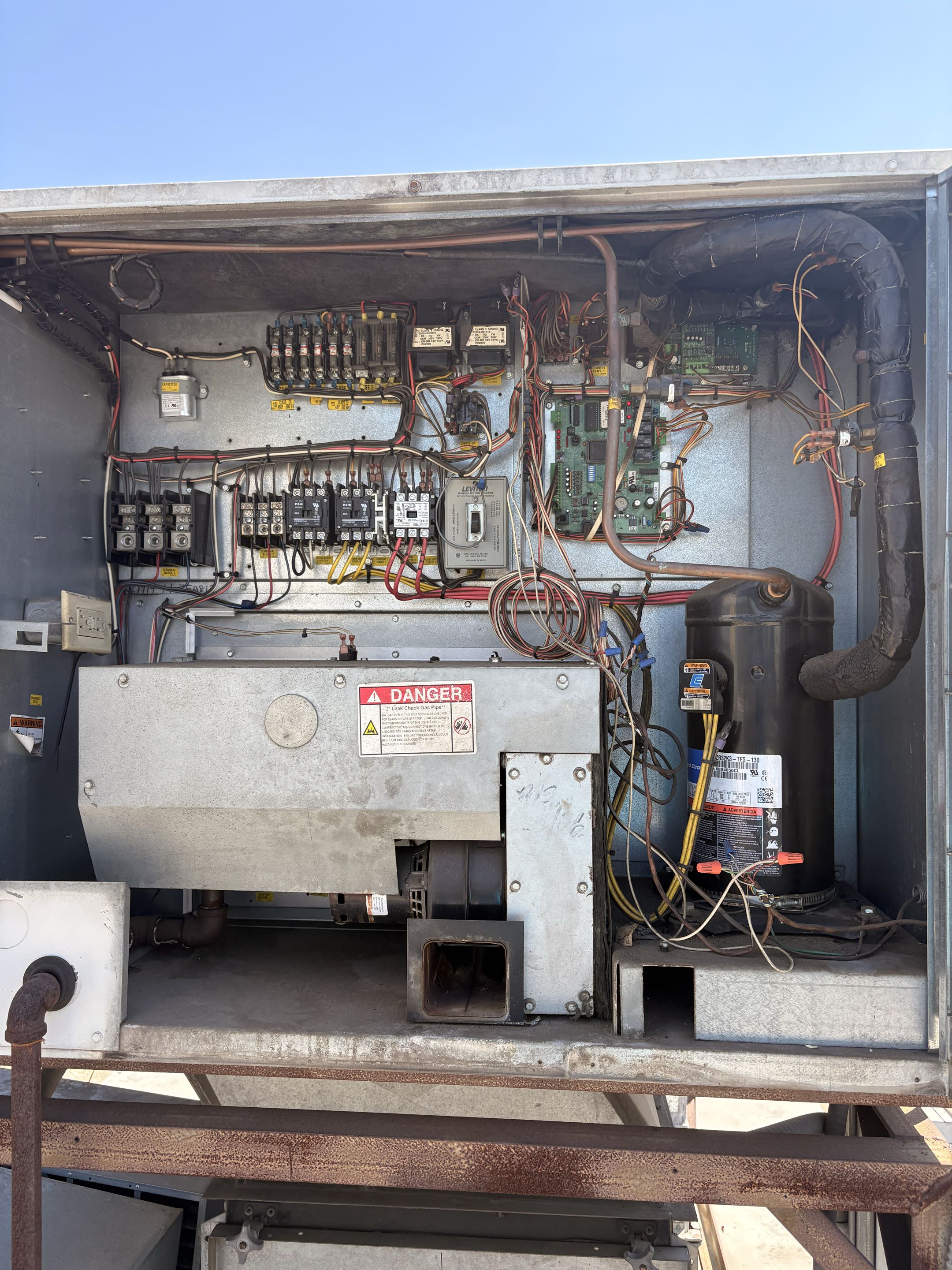 Service call. Preventive maintenance. No cool. AAON not cooling R-22. Perform 3-Phase, low voltage troubleshooting. 