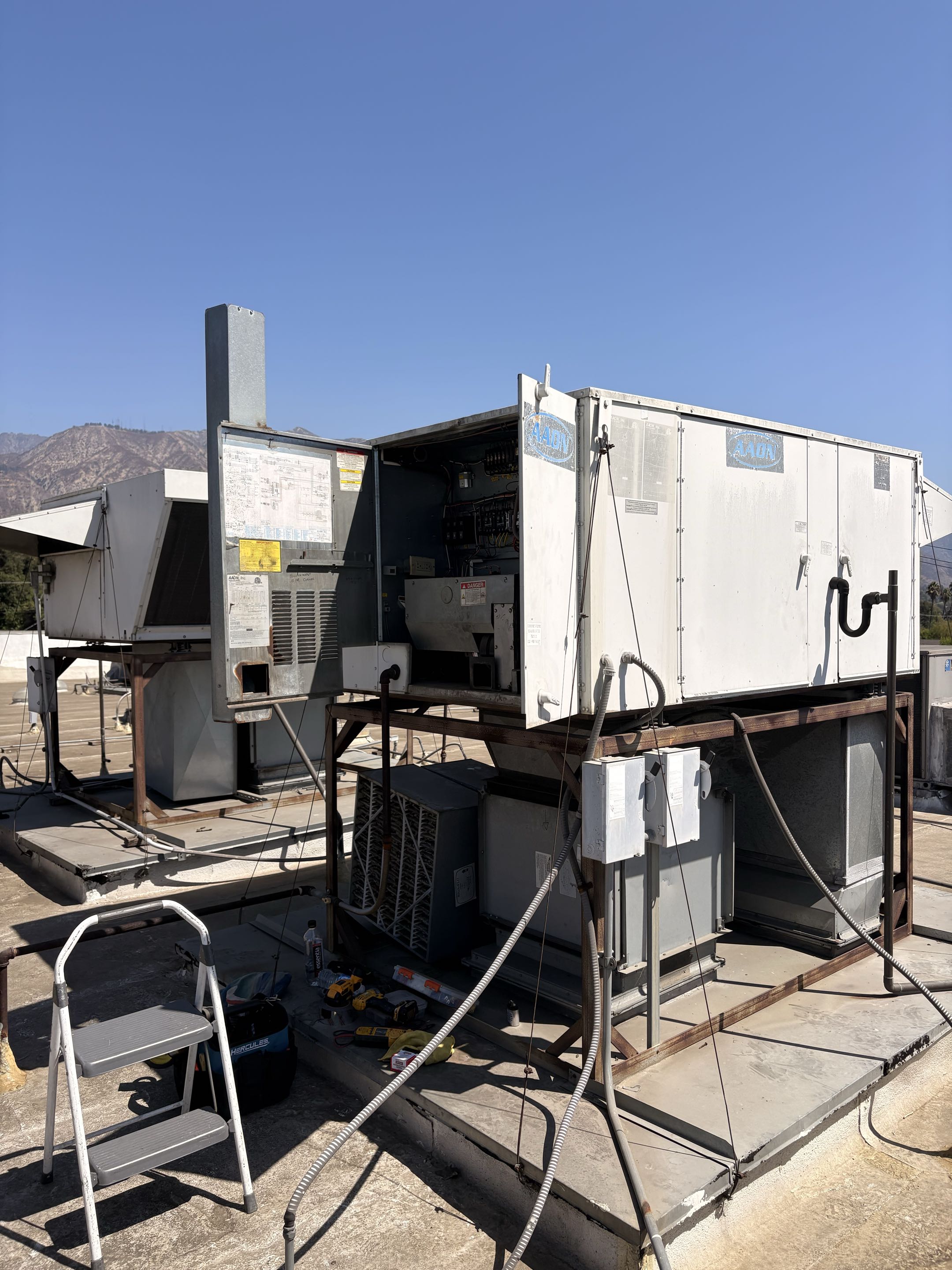 Service call. Preventive maintenance. No cool. AAON not cooling R-22. Perform 3-Phase, low voltage troubleshooting. 