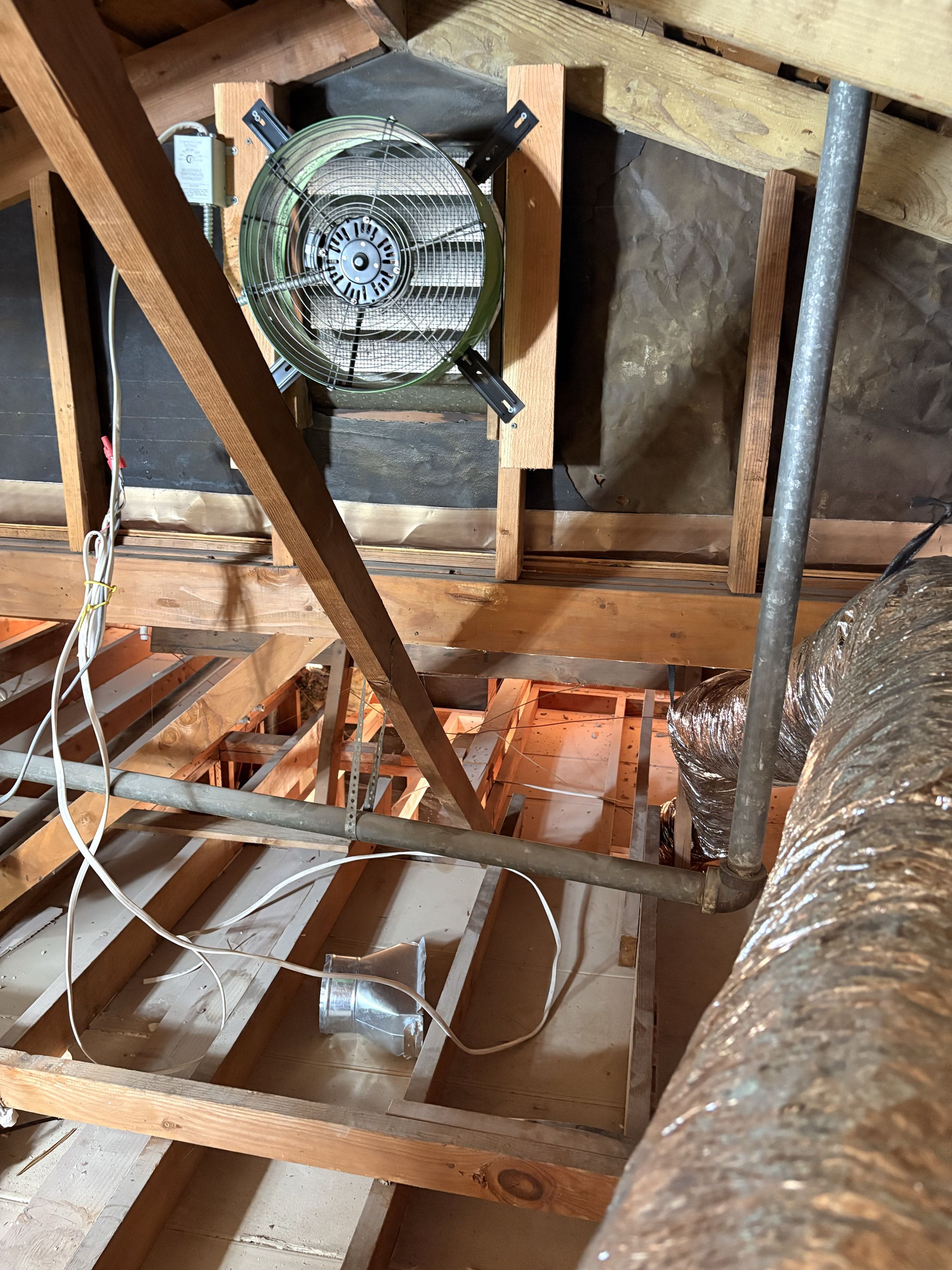 New remodeling house. Lennox split system. Re-trofitting existing HVAC system to new house. 