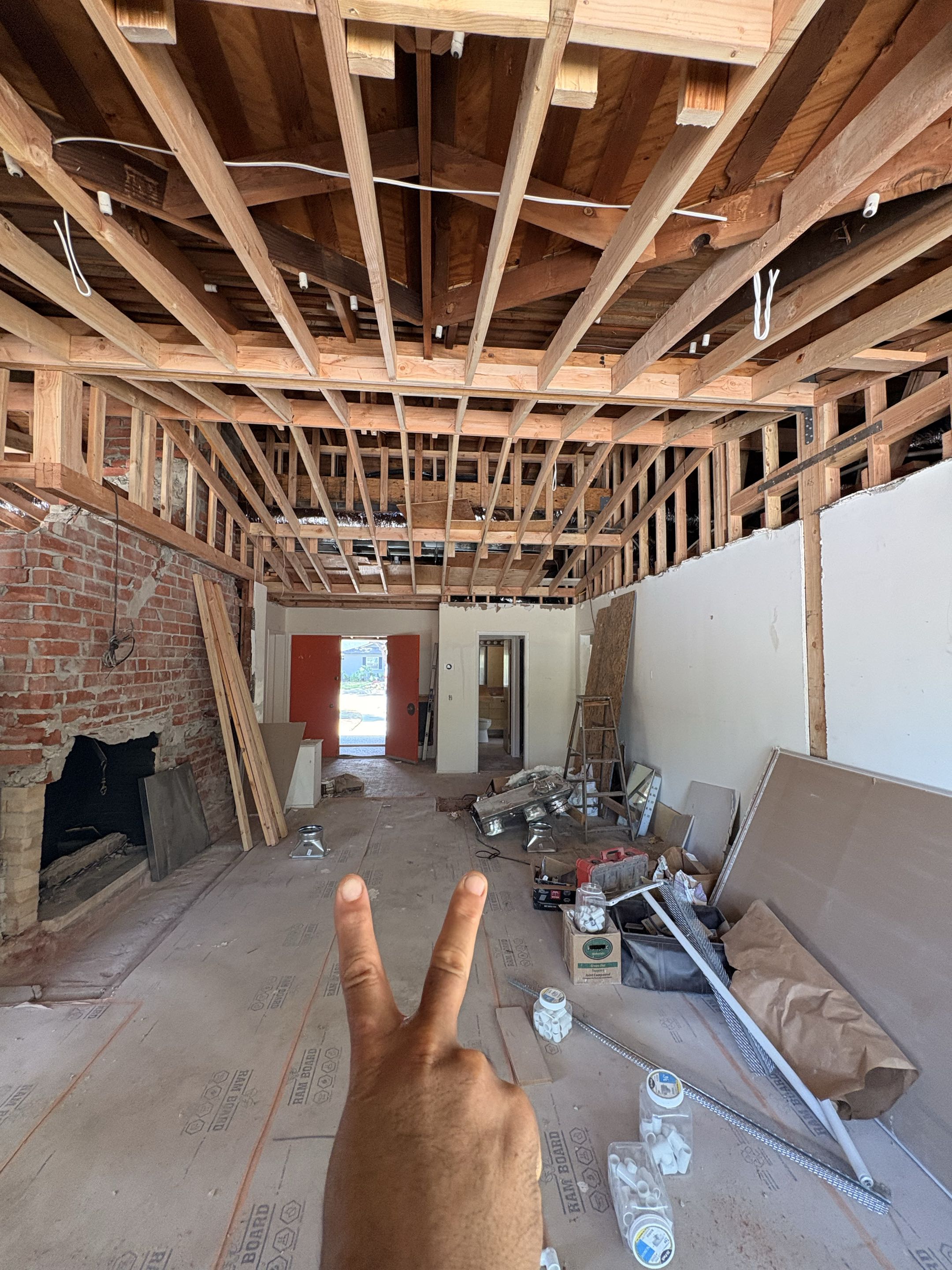 Remodeling house. New duct work, registers, airflow upgrade. 