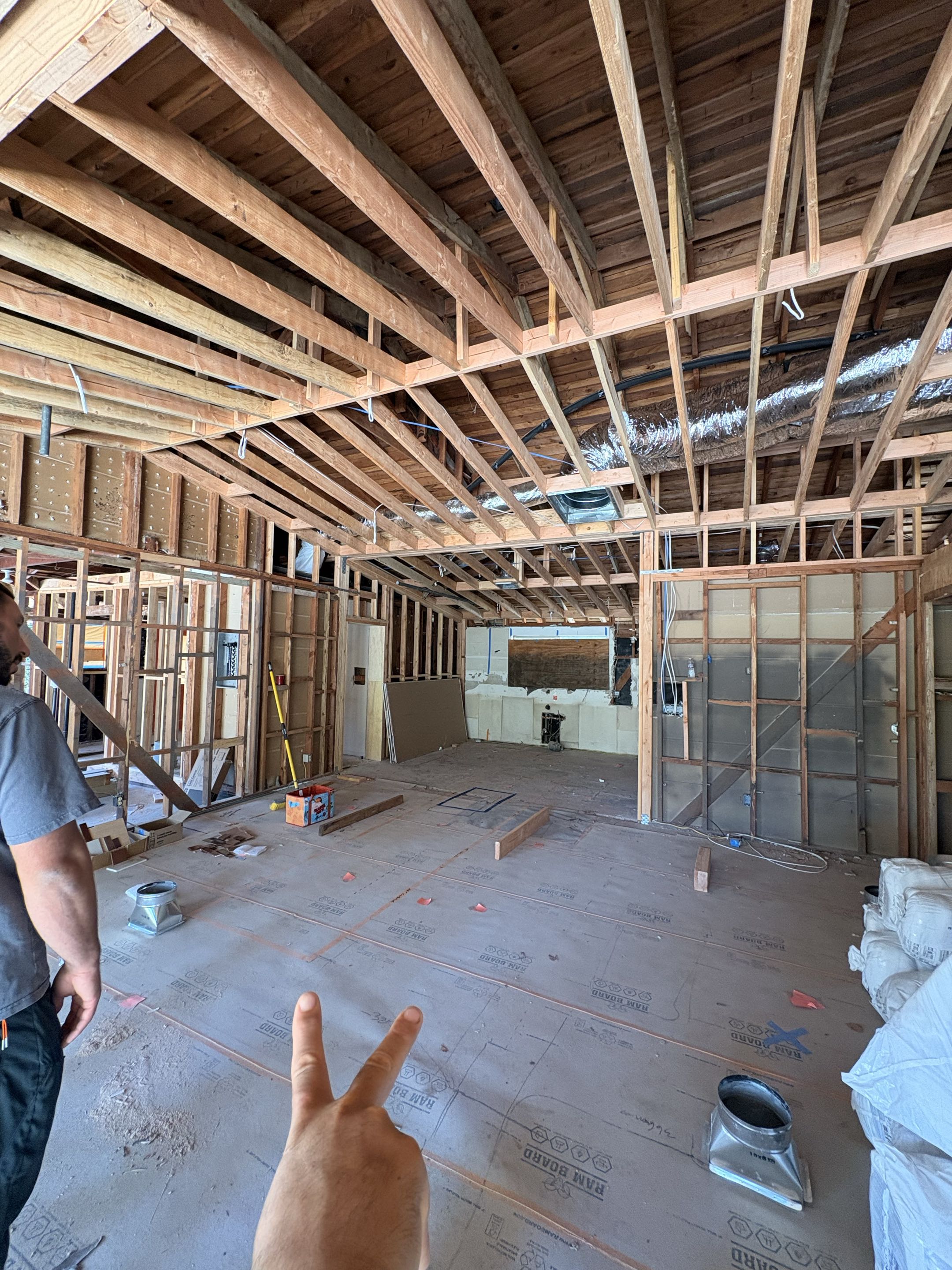 Remodeling house. New duct work, registers, airflow upgrade. 