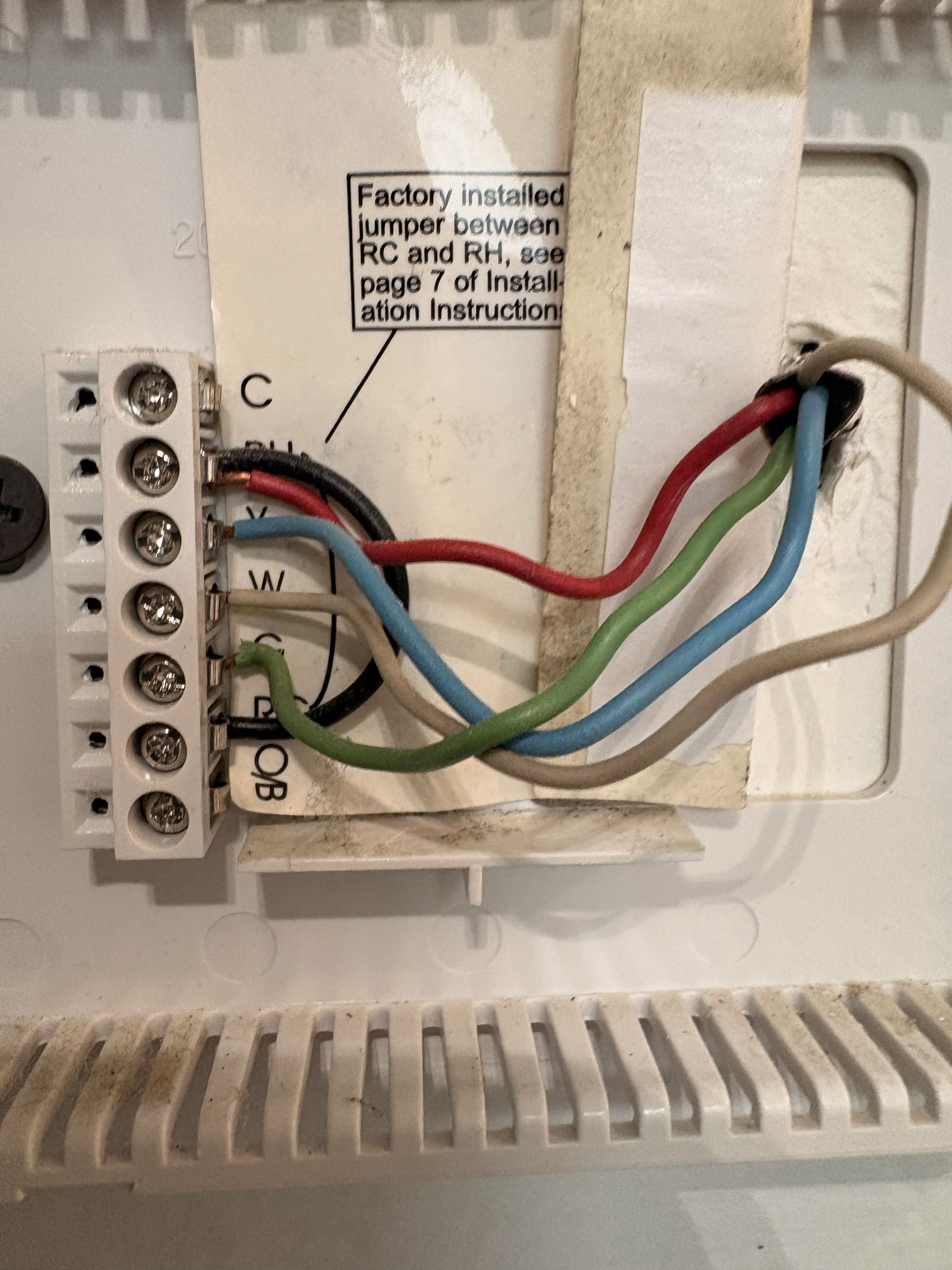 Service call. Replaced two bad thermostats. 