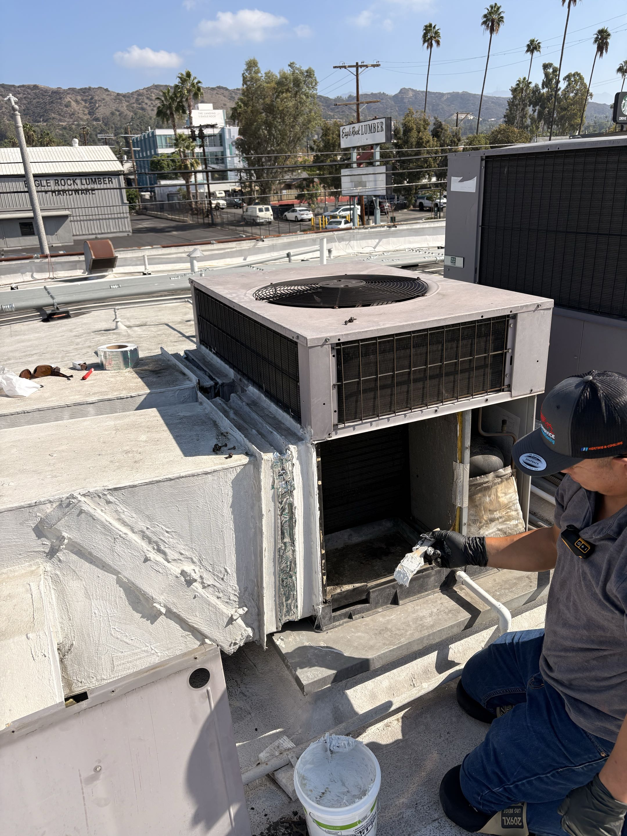 Commercial Preventive maintenance. Carrier package unit system. Perform electrical, filter, air leak, weather proofing. 
