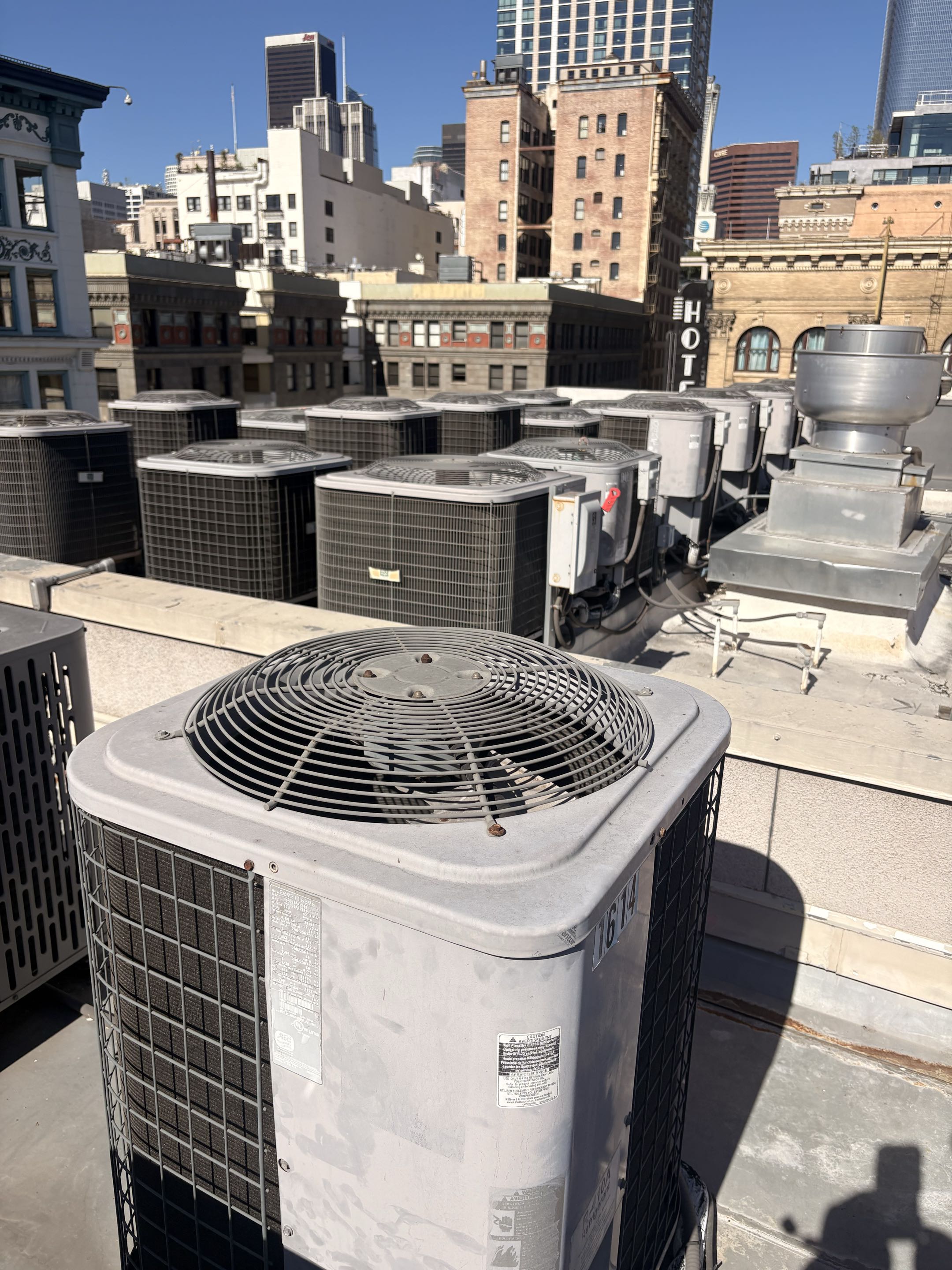 Commercial. Service call not cooling apartment unit. Day & Night split system heat pump. 